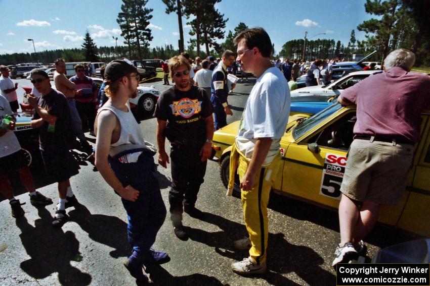 L to R) Brian Scott, Bryan Pepp and Wayne Prochaska at parc expose on day two.