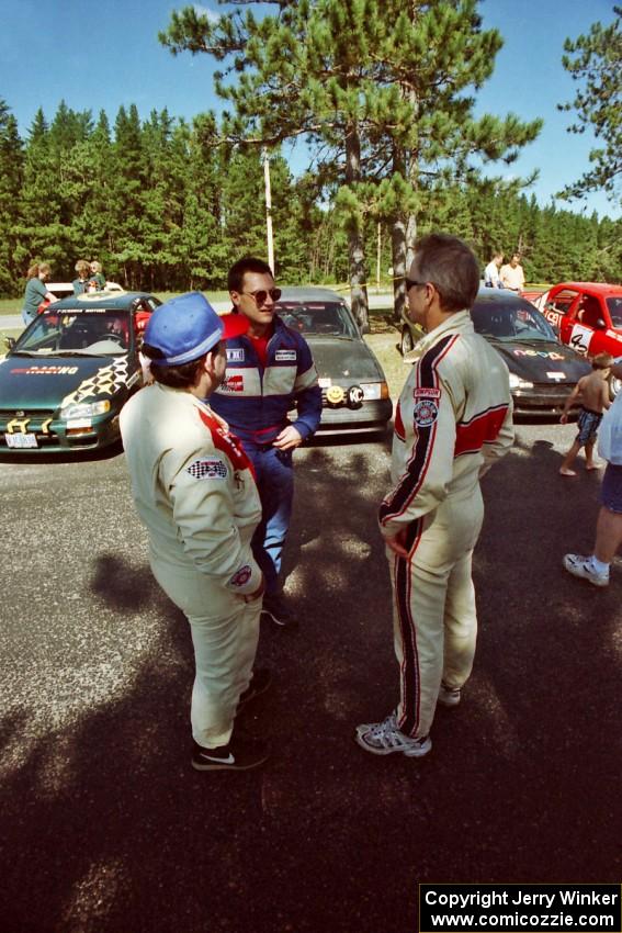 L to R) Eric Marcus, Bill Westrick and Cal Landau at parc expose on day two