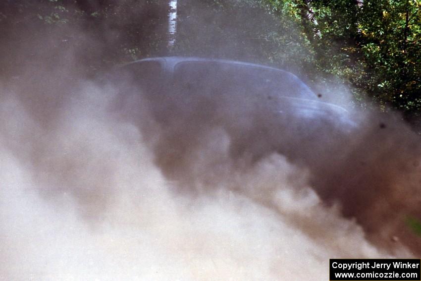 John Buffum / Doug Shepherd Hyundai Elantra near the start of SS8 (Thorpe Tower).