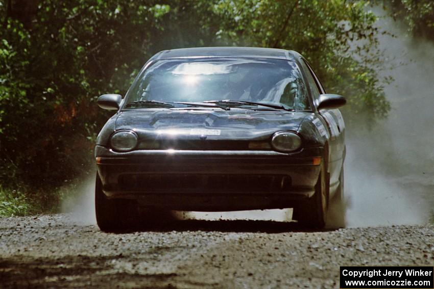 Evan Moen / Ron Moen Dodge Neon ACR near the start of SS8 (Thorpe Tower).