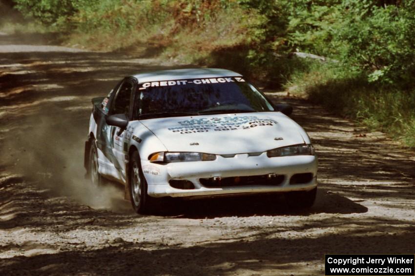 Bryan Pepp / Jerry Stang Eagle Talon near the start of SS8 (Thorpe Tower).