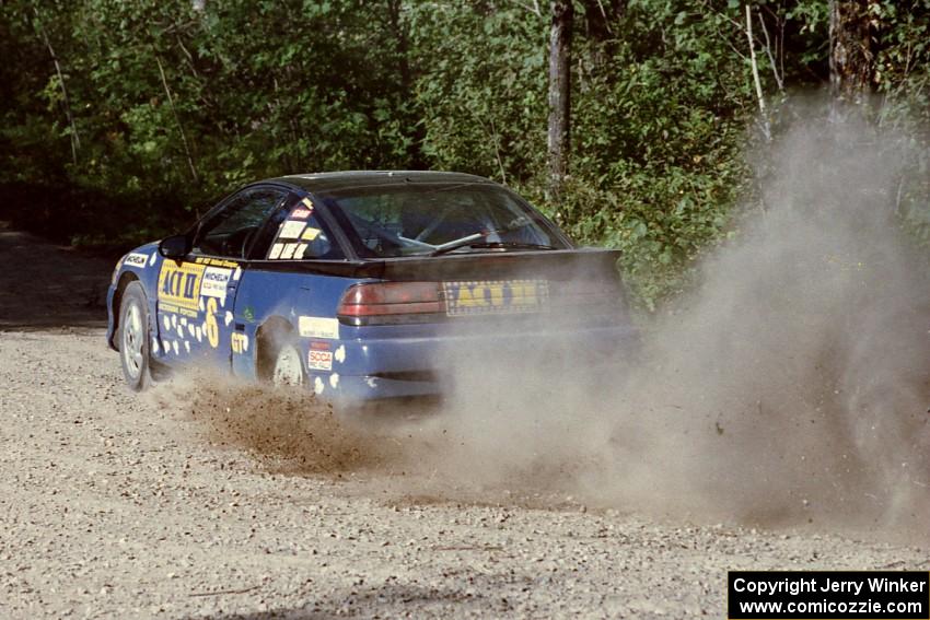 Steve Gingras / Bill Westrick Eagle Talon at the spectator point on SS10 (Kabekona).