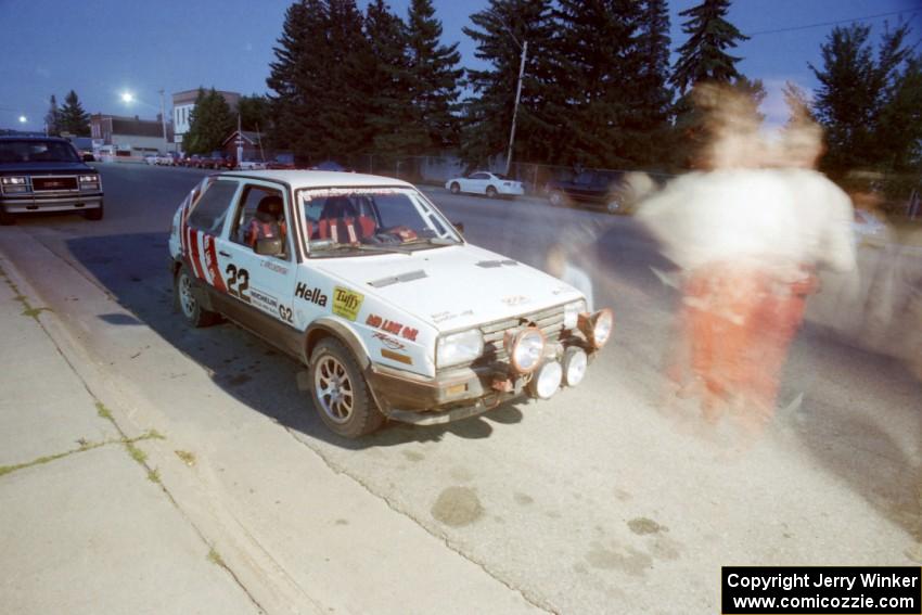 Dave White / Cindy Krolikowski VW GTI gets serviced in Akeley.