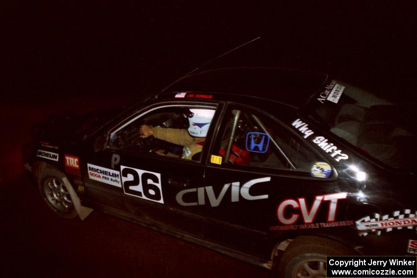Jay Kowalik / Scott Embree Honda Civic CVT on SS4 (Waptus).