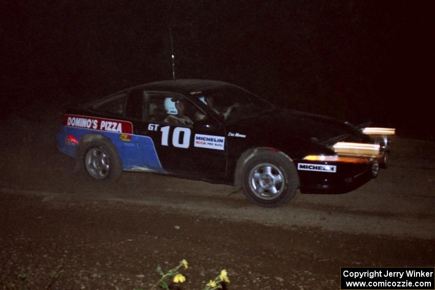 Cal Landau / Eric Marcus Mitsubishi Eclipse GSX at the spectator point on SS16 (East Steamboat).