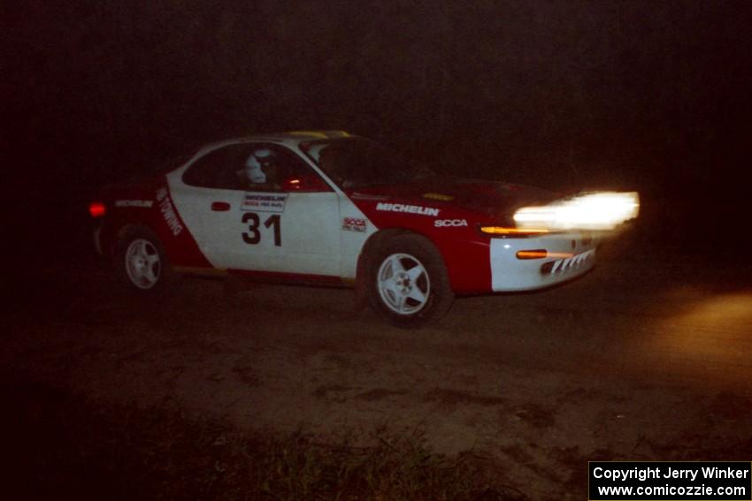 Miroslaw Babinski / Piotr Modrzejewski Toyota Celica All-Trac at the spectator point on SS16 (East Steamboat).