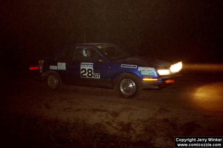 Kendall Russell / Lynn Dillon Dodge Shadow at the spectator point on SS16 (East Steamboat).