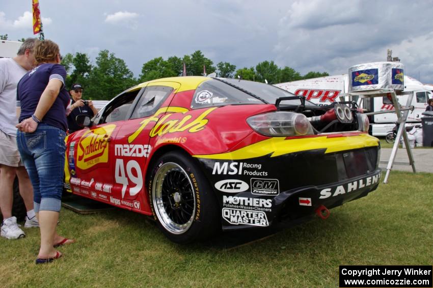 Joe Sahlen / Will Nonnamaker Mazda RX-8 in the paddock.