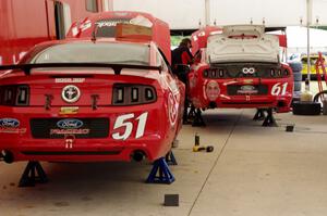 Shelby Blackstock / Jade Buford and Billy Johnson / Jack Roush, Jr. Mustang Boss 302R GTs