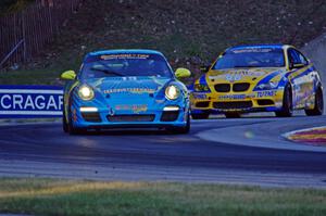 Nick Longhi / Matt Plumb Porsche 997 and Bill Auberlen / Paul Dalla Lana BMW M3 Coupe