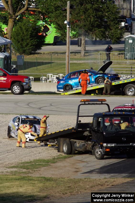 Andrew Aquilante / Bret Spaude Subaru WRX STi and Charles Espenlaub / Charlie Putman BMW M3 Coupe both DNF'ed