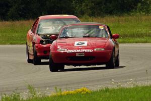 Penalty Lap Racing Mazda Miata and NNM Motorsports Dodge Neon