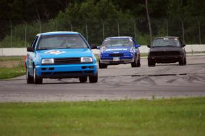 Blue Sky Racing VW Golf, Binford 'More Power' Racing Chevy Beretta and Speed Doctors BMW 318i