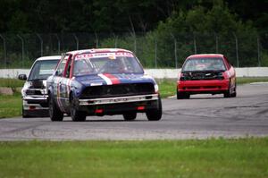 British American Racing BMW 318i, Slugworks Honda Civic and NNM Motorsports Dodge Neon