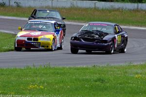 My Little Pony Ford Mustang, Tubby Butterman BMW 325 and Johnson Autosport BMW 325e