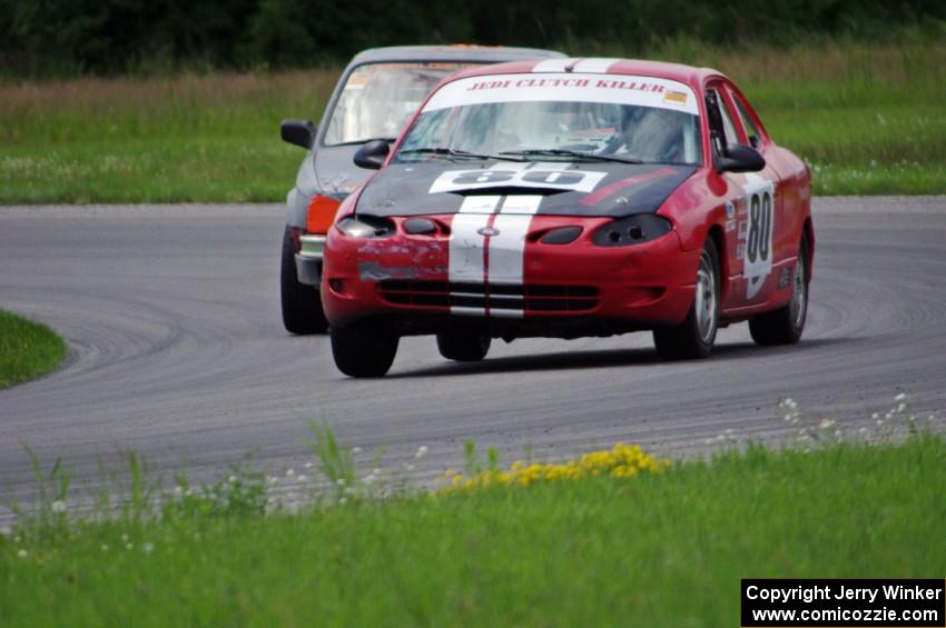 Cheap Escort Ford Escort ZX2 and North Loop Motorsports 2 BMW 325