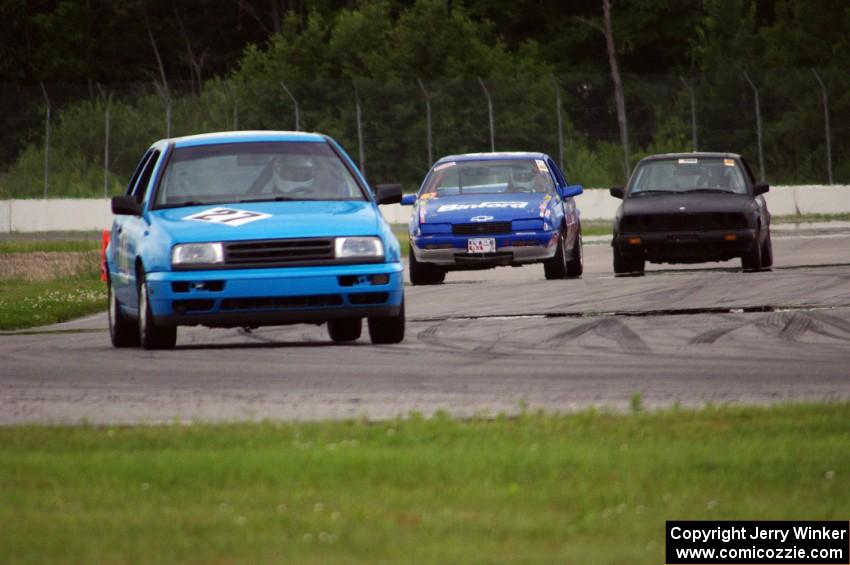 Blue Sky Racing VW Golf, Binford 'More Power' Racing Chevy Beretta and Speed Doctors BMW 318i