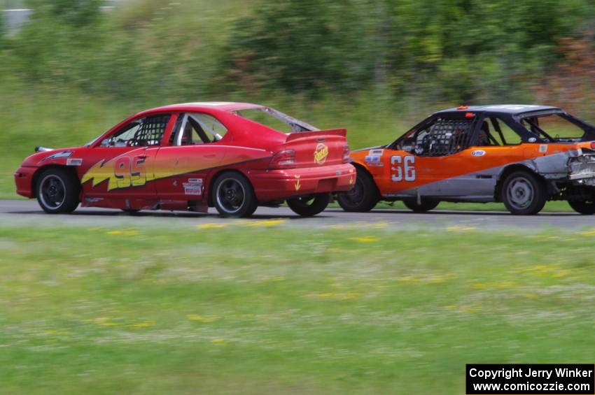 NNM Motorsports Dodge Neon and Holy Rollers Acura Integra