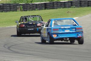 Team Party Cat Mazda Miata and Team Shake and Bake Toyota MR-2