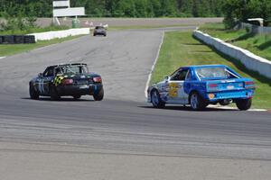 Team Party Cat Mazda Miata and Team Shake and Bake Toyota MR-2