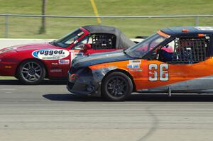 Penalty Lap Racing Mazda Miata and Holy Rollers Acura Integra