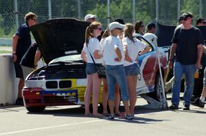 Tubby Butterman BMW 325 after winning on Saturday
