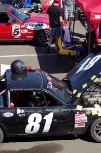 Team Party Cat Mazda Miata and Penalty Lap Racing Mazda Miata