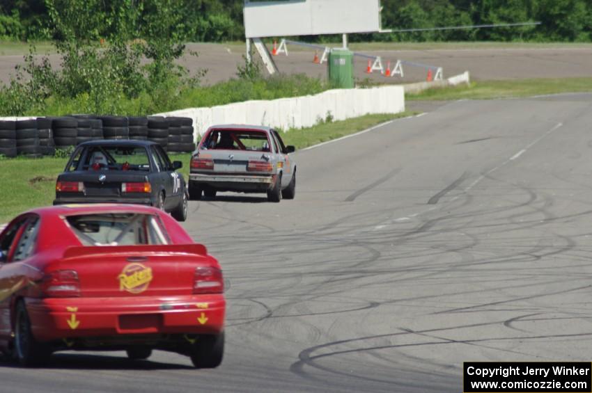 North Loop Motorsports 2 BMW 325, Speed Doctors BMW 318i and NNM Motorsports Dodge Neon