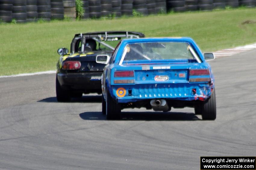 Team Party Cat Mazda Miata and Team Shake and Bake Toyota MR-2