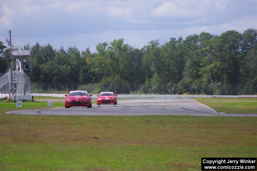 Christian Tetzlaff's and Beth Chryst's Mazda MX-5s