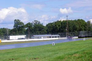 Jeff Mosing's Mazda MX-5 dives into turn 12