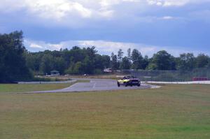 Jeff Mosing's Mazda MX-5 drifts through turn 6 on the cool-off lap