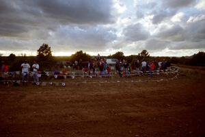 The spectator corner didn't offer much protection, but it looked pretty!