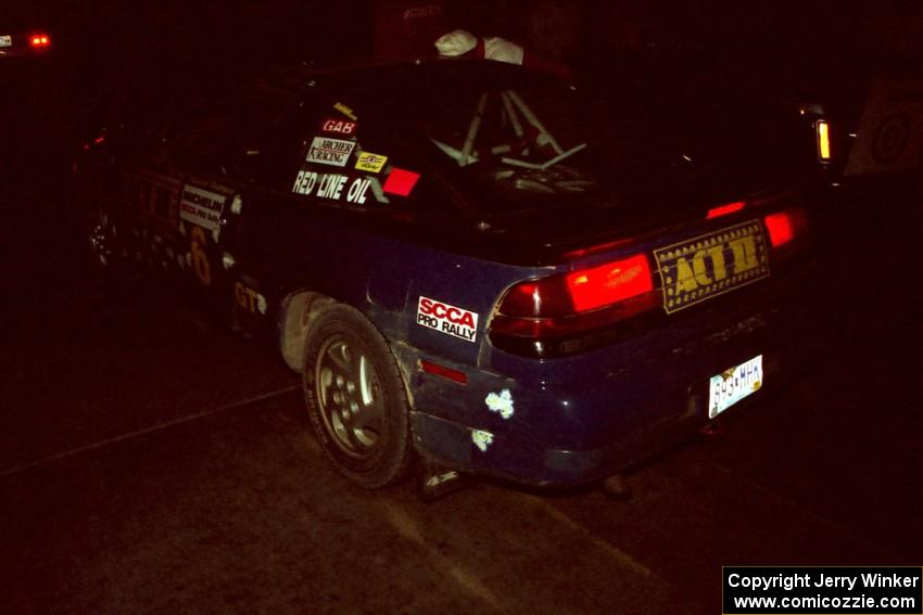 The Steve Gingras / Eric Carlson Eagle Talon checks into the final MTC at the headquarters.