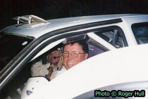 Carl Merrill / Lance Smith Ford Escort Cosworth RS at the start of Stage 1.