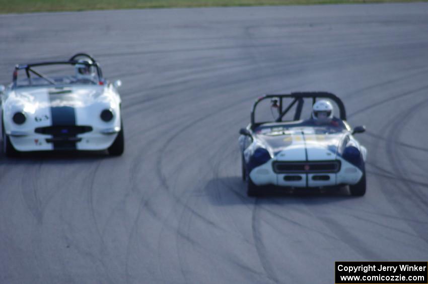 John Hagen's TVR and ???'s MG Midget