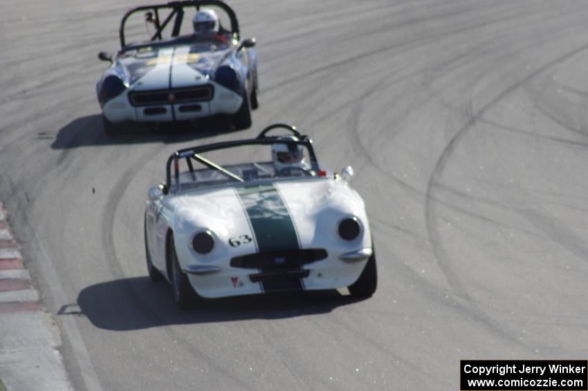 John Hagen's TVR and ???'s MG Midget