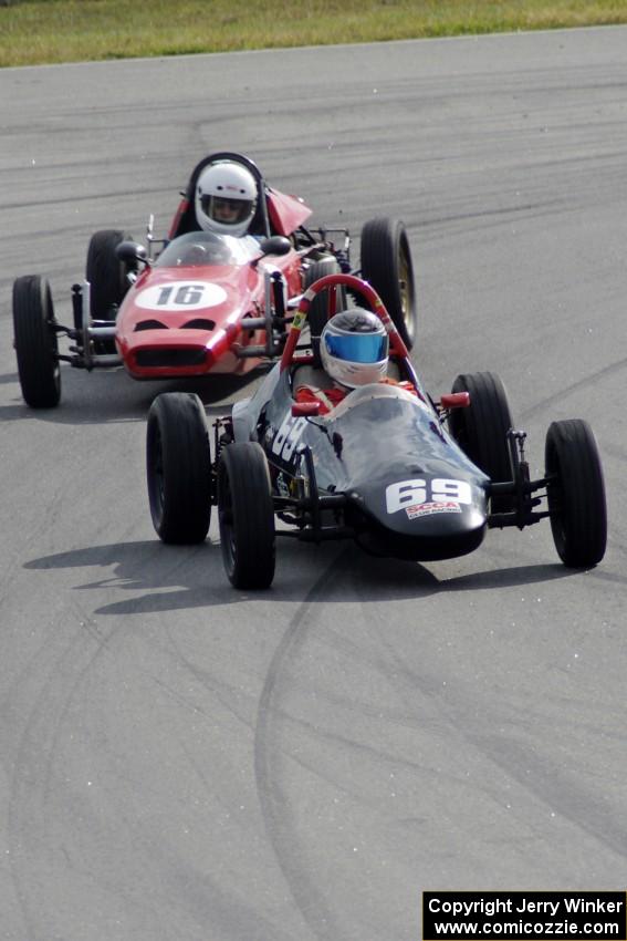 Jon Belanger's Autodynamics Mk. V Formula Vee and Paul Bastyr's McNamara Formula Vee