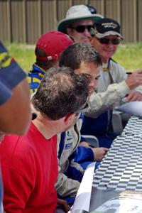 T/A Drivers' autograph session: Tony Ave, R.J. Lopez, Bobby Sak, Jim Derhaag and Simon Gregg