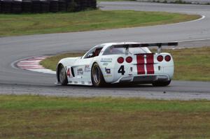 Tony Ave's Chevy Corvette exits the carousel