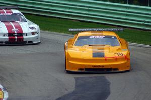 David Jans' Ford Mustang and Denny Lamers' Ford Mustang