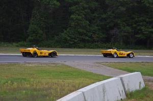 Matt Gray ahead of Tim Gray's Spec Racer Ford