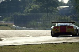 Tony Ave's Chevy Corvette heads through turn 6