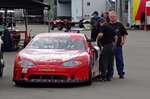 Ricky Sanders' Chevy Monte Carlo is ready for practice