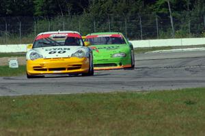 Tim Gray's Porsche GT3 Cup and Bill Prietzel's Chevy Monte Carlo