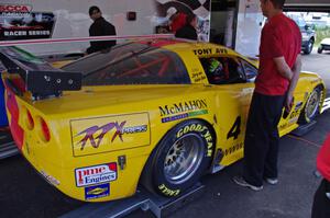 Tony Ave's Chevy Corvette goes through tech inspection
