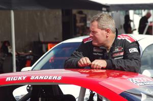 Ricky Sanders before the start