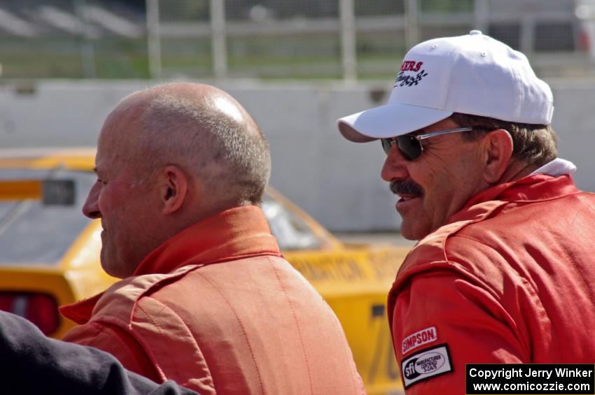Cliff Ebben and Denny Lamers before the start