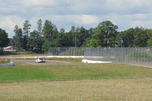 Cliff Ebben's Ford Mustang heads into 7/8