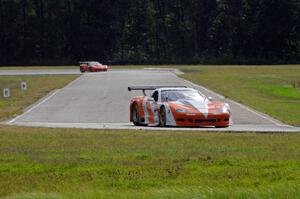 Simon Gregg's Chevy Corvette and Doug Harrington's Chevy Corvette